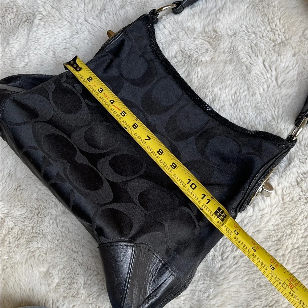 Coach Sateen Peyton trim Bag